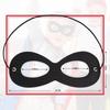 AIMIKE Superhero Black Felt Eye Halloween Adjustable Half Masks with Elastic Perfect for Parties and Cosplay Masks, 2-Piece Set, Masks, Dress-Up