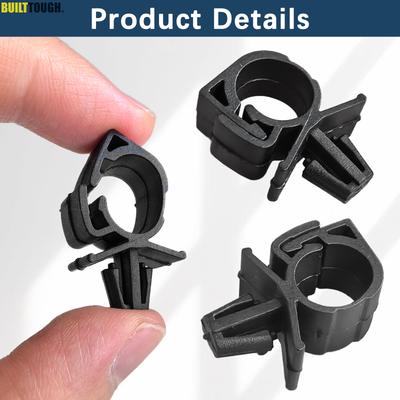 10pcs Car Wiring Harness Fastener Fixed Retainer Clip Automobile Pipe Tie Cable Clamp Oil Pipe Beam Line Hose Bracket Universal