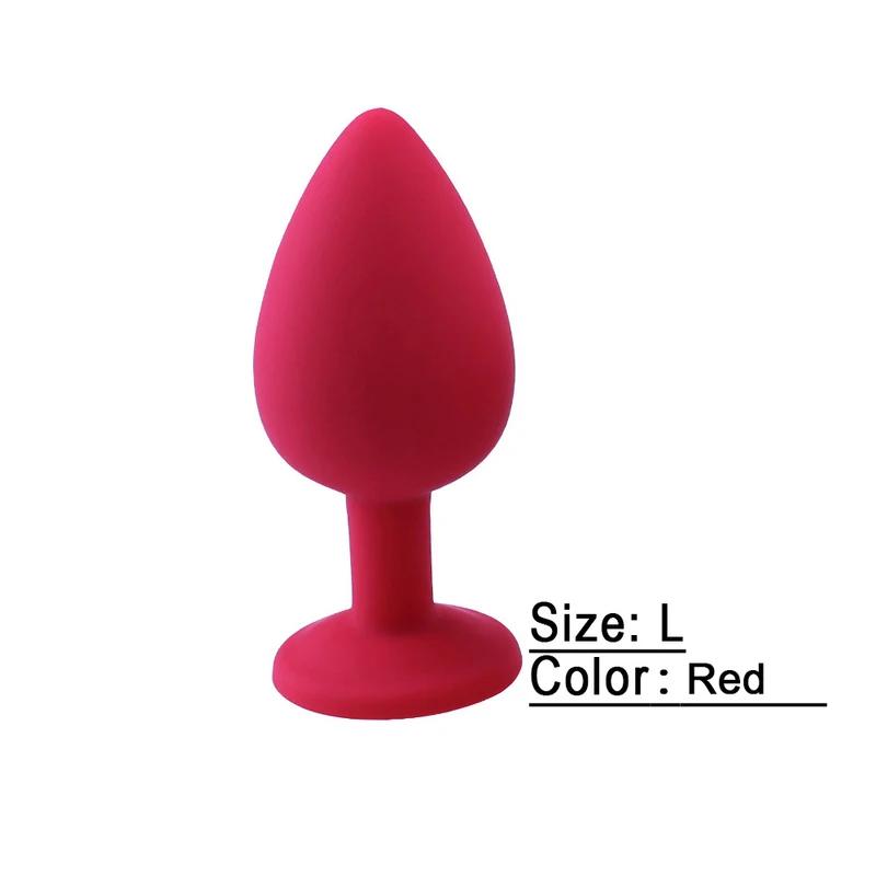 S/M/L Silicone Butt Plug Anal Plugs Prostate Massage Stimulator Anal Trainer for Couples Adult Erotic Sex Toys for Women Men Gay