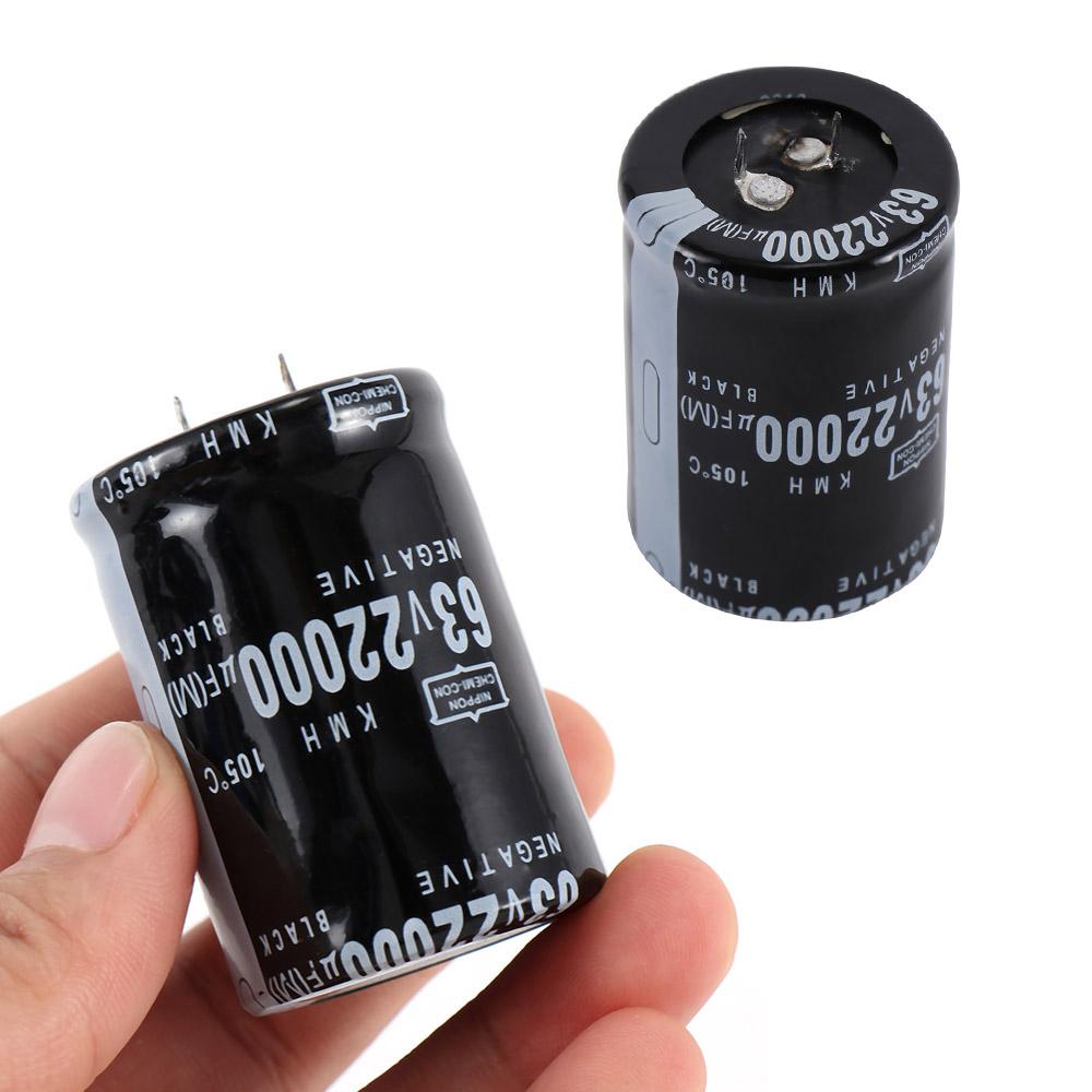 Electronic Components Amplifier Sound 63V 22000UF Inline Capacitor Electrolytic Capacitor
