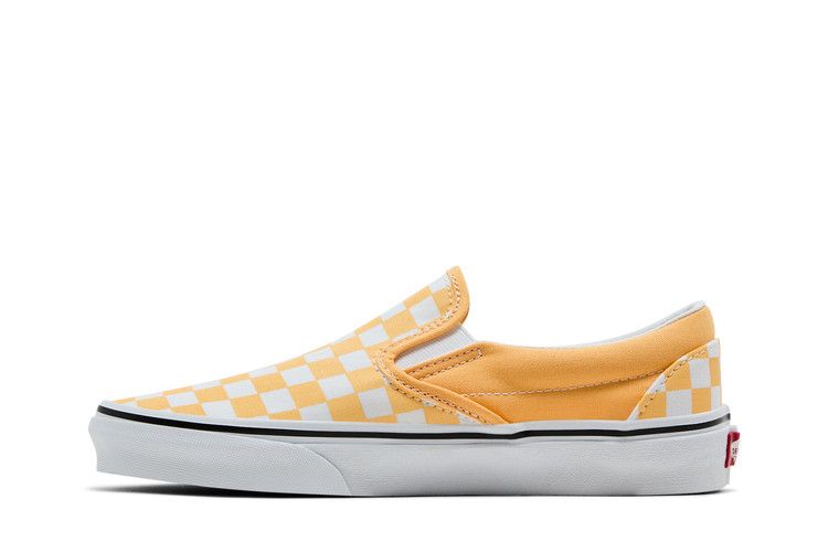 Men's Sneakers Vans Classic Slip-On 'Checkerboard - Flax'