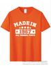 Tee Fashion Made In 1967 T Shirts Cotton Funny O Neck Birthday Gift T-shirt Tops Tee Cool Mans Tshirt