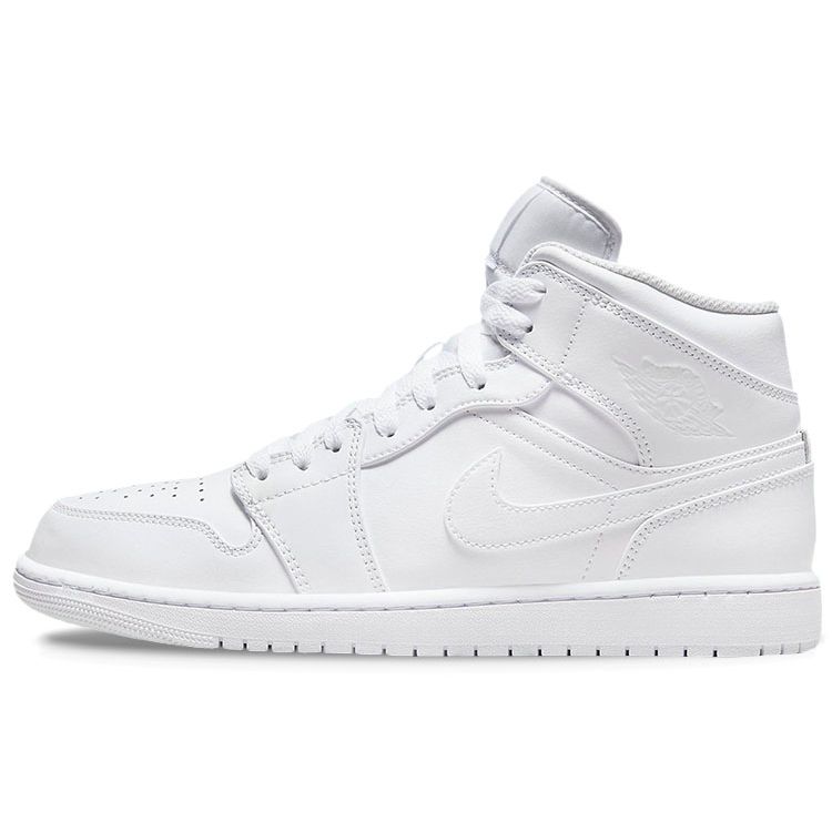 

Air Jordan 1 Mid Triple White 554724-136 44