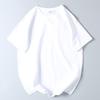 Export Export Tail Order Front Short Back Long Side Slit Short Sleeve T-shirt Men's Summer Easiest for Match Pure Color Raglan Sleeve Bottoming Shirt