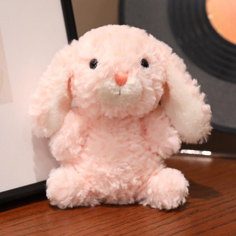 Cute Cartoon Rabbit Plush Doll With Ultrasoft Short Fur Ideal For Childrens Comfort