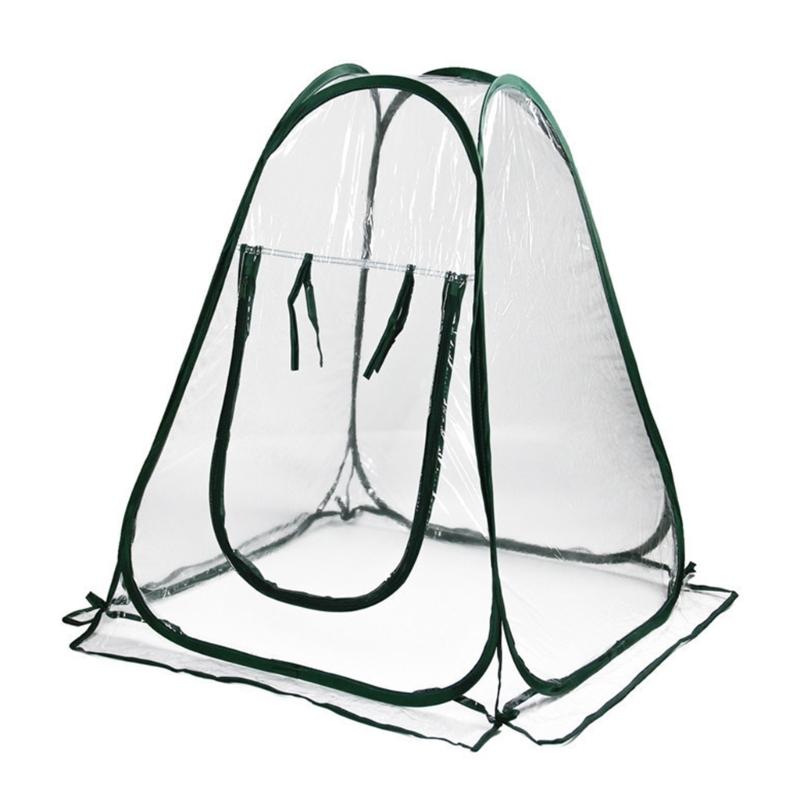 Small Greenhouses Shelter For Vegetables Herbs Shrubs Durability PVC Materials Easyly Setups Foldable 1
