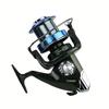 Long Casting Surf Fishing Reel Metal Spool Carp Fishing Spinning Reel Big 8000 9000 Series CNC Rocker Arm Sea Feeder Reels
