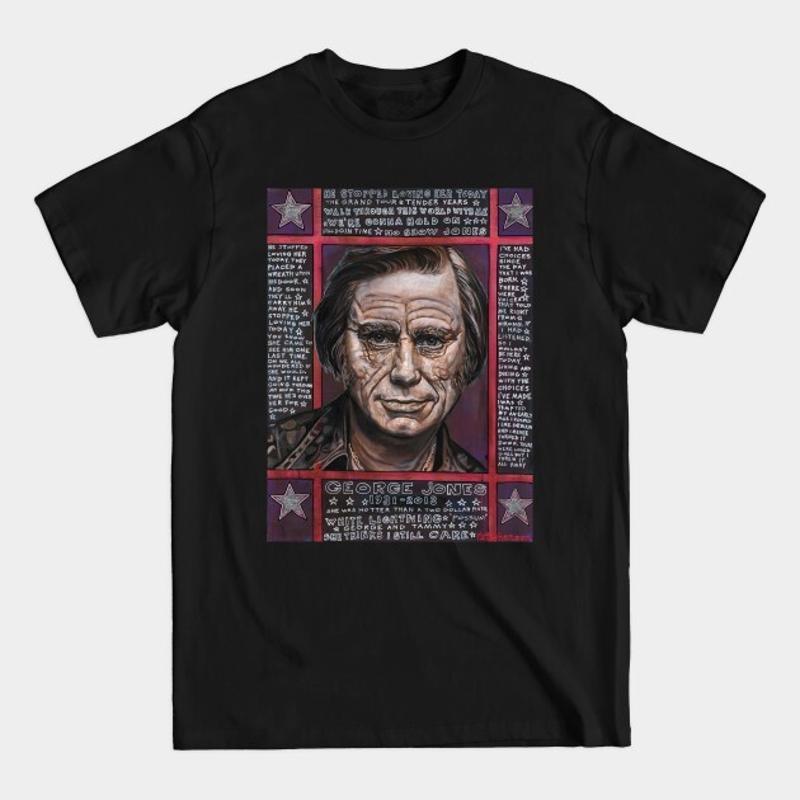 George Jones He Stopped Loving Her Today Black S 4XL T Shirt