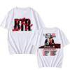 BTR IN REAL LIFE WORLDWIDE 2025 TOUR TEE Maglietta Rock Band Big Time Rush Vestibilità Larga Casual Uomo Donna Maglietta Abbigliamento con Stampa Grafica