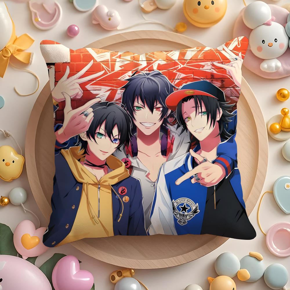 H-Hypnosis Mic cartoon Cushion Cover Home & Car Multi-Scene Pillow Cover - Reversible, Soft & Durable for Daily Use