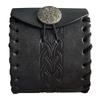 Steampunk Medieval Retro Punk Fanny Pack for Men Pu Leather Coin Purse Waist Bag Cosplay Prop