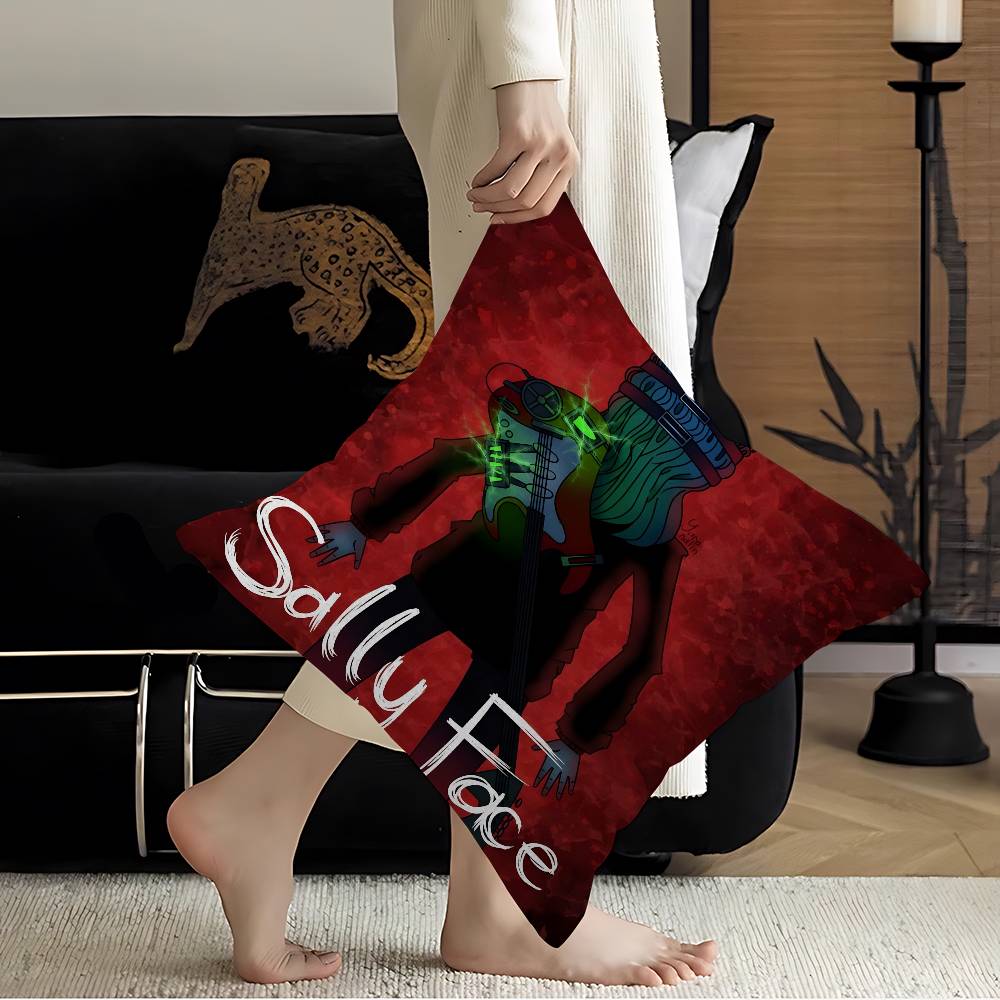 Game Sally Face Pillow Anime Pillow Sofa Bed Head Pillow Cover Cushion Cover x cm Fashion