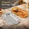 Gold Silver Metal Serving Plate Embossed Design Dessert Cake Dish Round Food Tray  Jewelry Storage