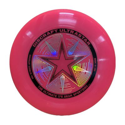RANGS Ultra Star 2 27cm Ultimate Sports Επίσημα Εγκεκριμένο από την Ιαπωνική Ένωση Δίσκου και την Παγκόσμια Ομοσπονδία Δίσκου Ροζ, 175g,