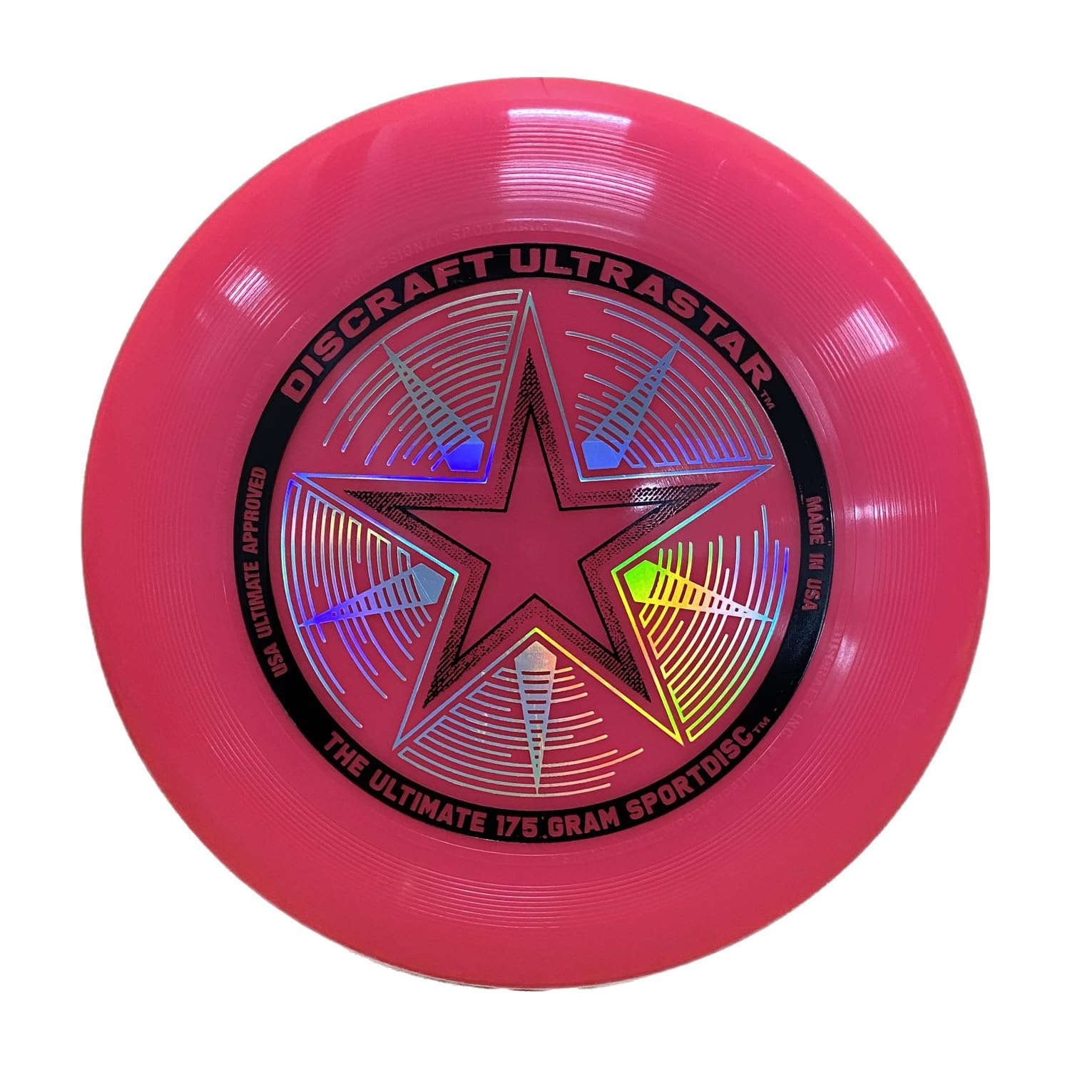 

RANGS Ultra Star 2 27cm Ultimate Sports Officially Approved by the Japan Flying Disc Association and the World Flying Disc Federation Pink, 175g, розовый