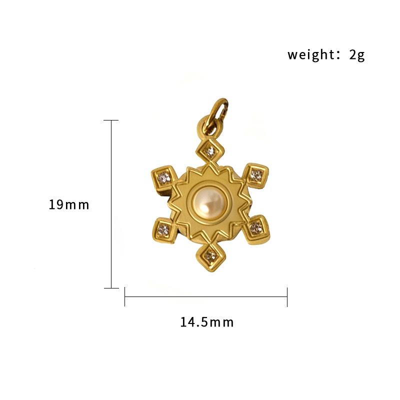 Halloween Ghost Pumpkin Spider Pendant 18K Gold Plated Stainless Steel Jewelry Diy Accessories