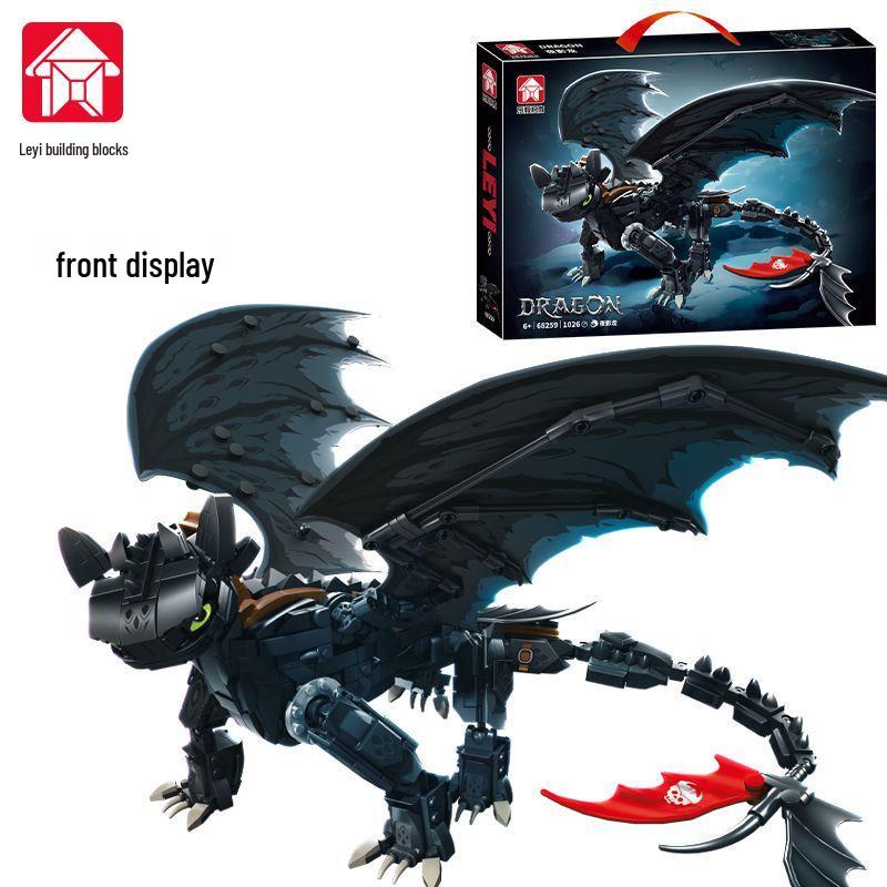 Tamed Dragon Master Building Blocks - Movable Multi-joint Model Toy for Boys
