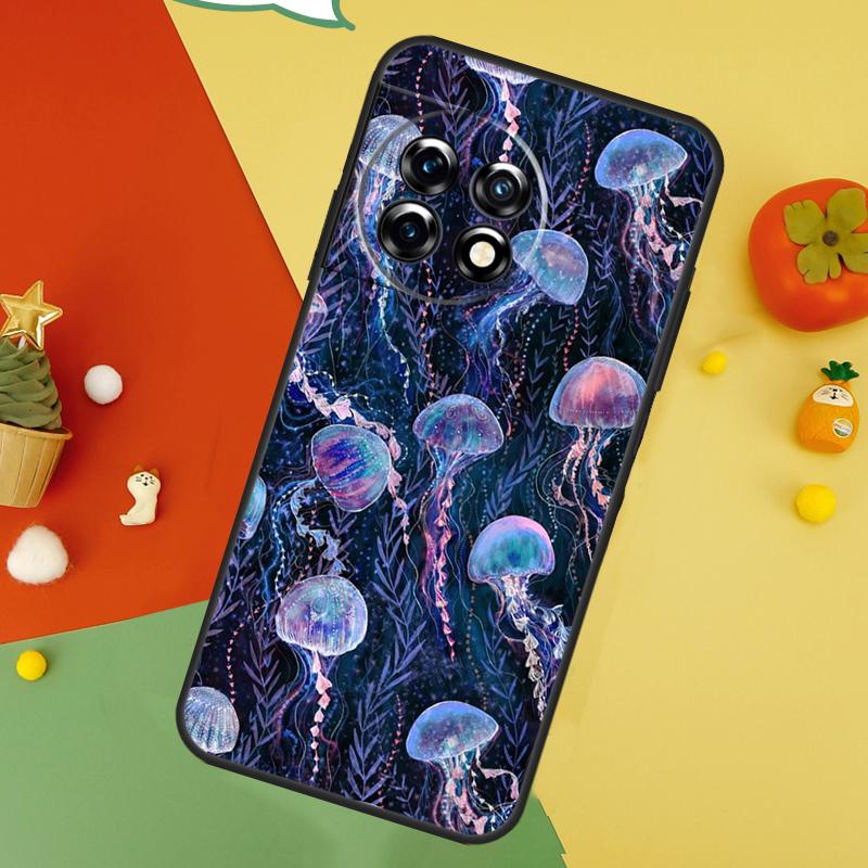 Magic Jellyfish Case For OnePlus 15 12 12R 13T 13R 13 11 9 10 Pro 10T 8T Nord 5 CE 2 3 4 Lite N20 N30 Cover