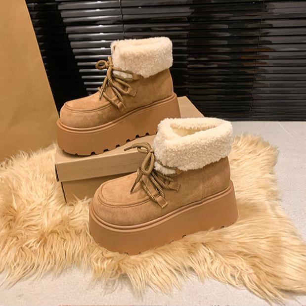 

Зимние теплые женские зимние сапоги модные туфли на плоской платформе короткие ботильоны дизайнерская хлопковая обувь 36 хаки