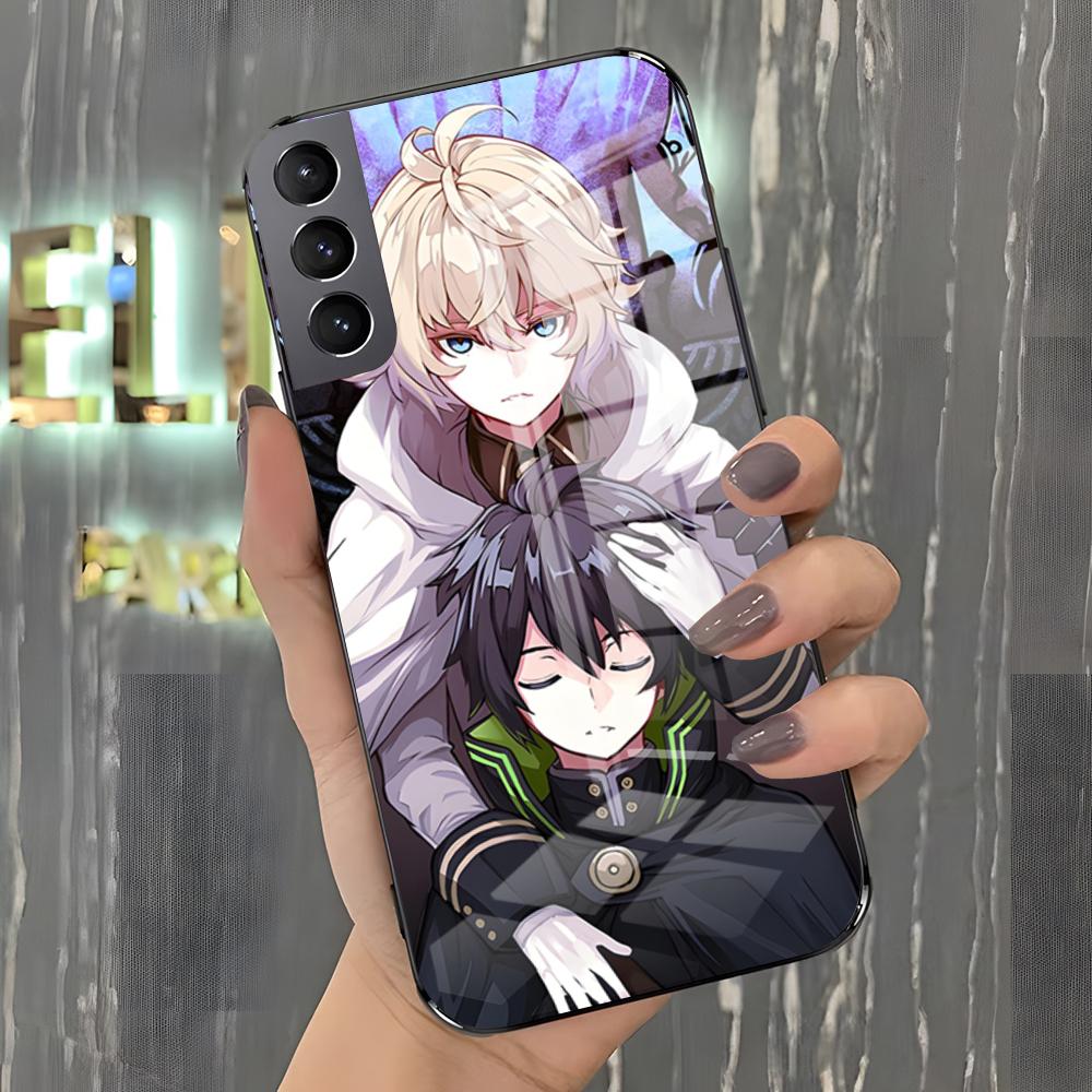 Anime Seraph Of The End Phone Case For Samsung A25 A13 A33 5G A54 A36 A35 A56 A52 A14 Shockproof Glass Cover