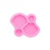 Bright Resin Art diy Earring shell Mould  Resin Silicon Mold keyring  DIY Epoxy Jewellery Making