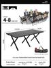 Folding Metal Carbon Steel Roll-up Camping Table and Chair Set
