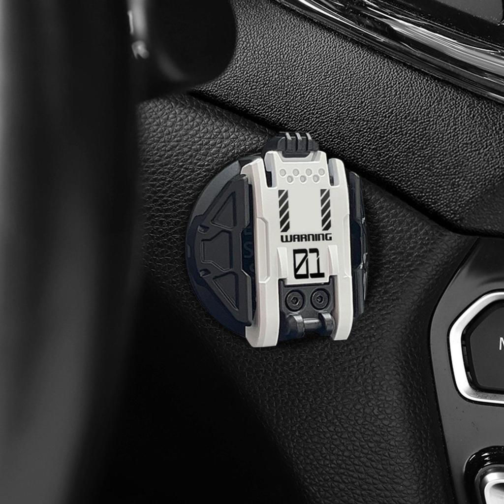 Car Push Start Button Cover Keyhole Knob Decoration Metal Push Button Cover For Daily Commuting Automotive Motorcycle RV Truck