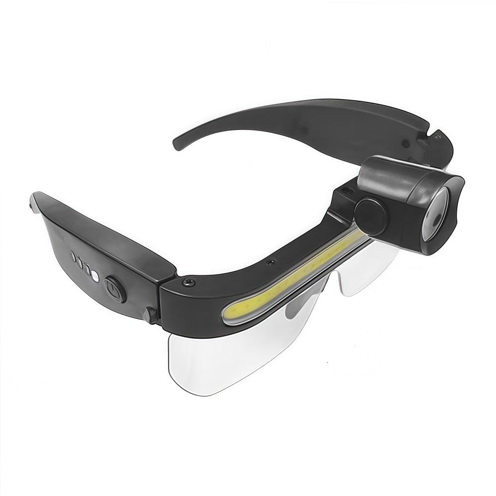 

Multi Functional LED Headlamp Full View Riding Fishing Light New LED Glasses Light Ootdoor чёрный