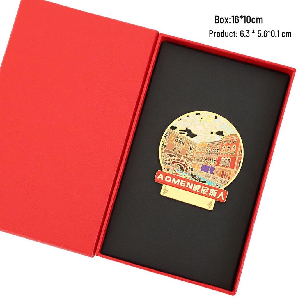 Macau Kultureller Metallmagnet: Wynn Palace, Ruinen von St.. Pauls, St. Dominics Kirchen-Souvenir