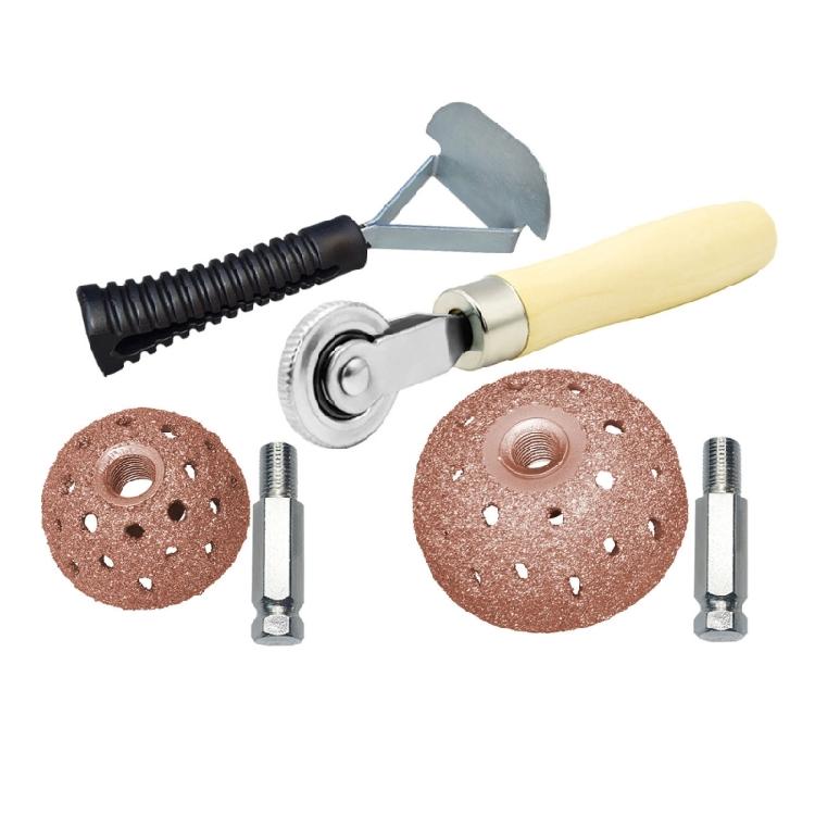 Complete Tire Restoration Set With Metal Grinding Tool And Ergonomic Roller For All Vehicle Types
