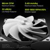 TRYX Silent PC Case Fans X ROTA SL ARGB Reverse 120 Series with ARGB Reverse Black Domestic (120mm 3) 3-Pack LEDs, Rotation, [Authorized Distributor]
