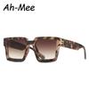 Retro Square Sunglasses Women Men Oversized Sun Glasses Luxury Brand Designer Eyeglasses For Female Vintage Shades Gafas