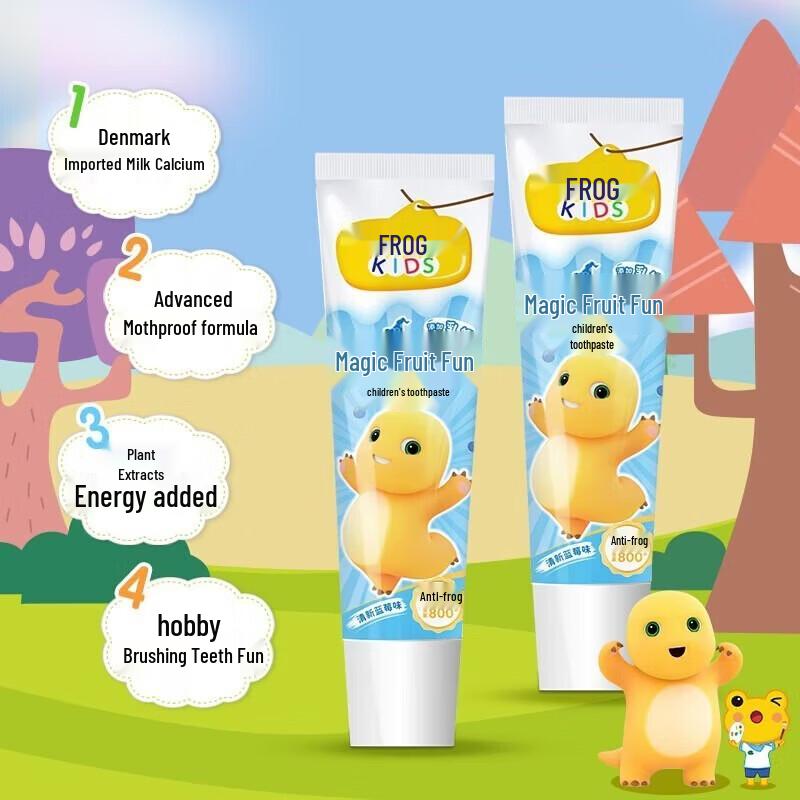 Frog Magic Fruit Fun Kids Fluoride Toothpaste