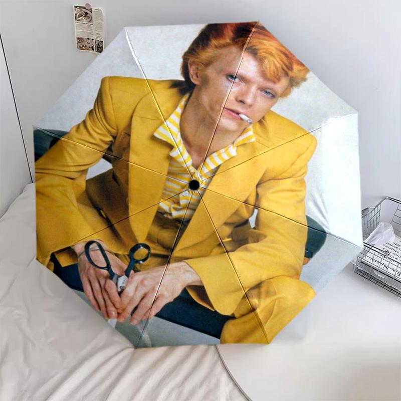 David Bowie Automatic Umbrella - Suitable Travel Outdoor Portable Umbrella Birthday Gift Daily Essentials