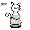 Cat Shaped Pen Holder Flower Pot Holder, Multifunctional Desktop Vase Organizer for Mini Small Plants, Minimalist Stand with Pots, Home Decor