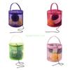 24TE Empty Mesh Yarn Bag Portable Knitting Yarn Balls Baskets Crochet Thread Sewing Accessories Storage Tote Bags
