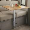 Aluminum Alloy Removable RV Table Leg 360 Degree Rotation Height Adjustable RV Table Leg Bracket Folding Table Leg