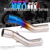 Ensemble de silencieux intermédiaire et de silencieux arrière en acier inoxydable pour moto GSX250R