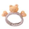 Lady Headband Cartoon Animals Thick High Elasticity Fluffy Sports Face Washing Sweat Absorption Bathing Lady Hair Band Hair Accessories