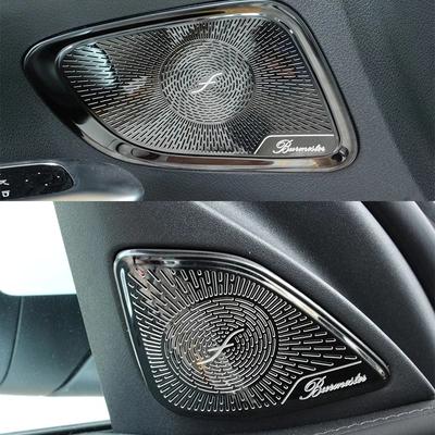 Araba Kapı Hoparlör Tweeter'lar Net Kapak Trim Aksesuarları Mercedes Benz C Sınıfı W206 2022 Paslanmaz Çelik