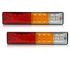 Waterproof 3 Colors 20 LED Truck Taillight Stop Brake Turn Signal Light Lamp 12V