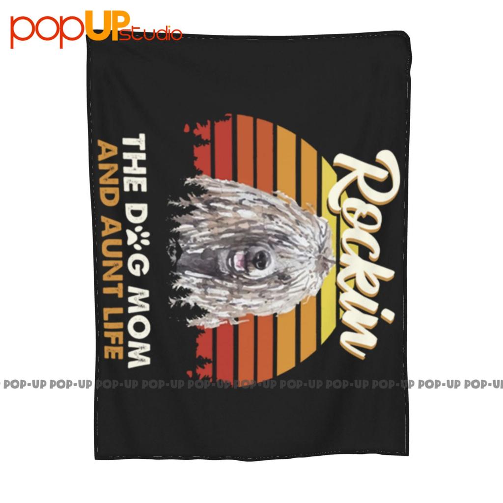 Psí Máma Teta Komondor Štěně Dárek Pro Milovníka Psů Ultra-Měkká Přikrývka Deka Zimní Pokrývka na Pohovku Povlaky na Postel