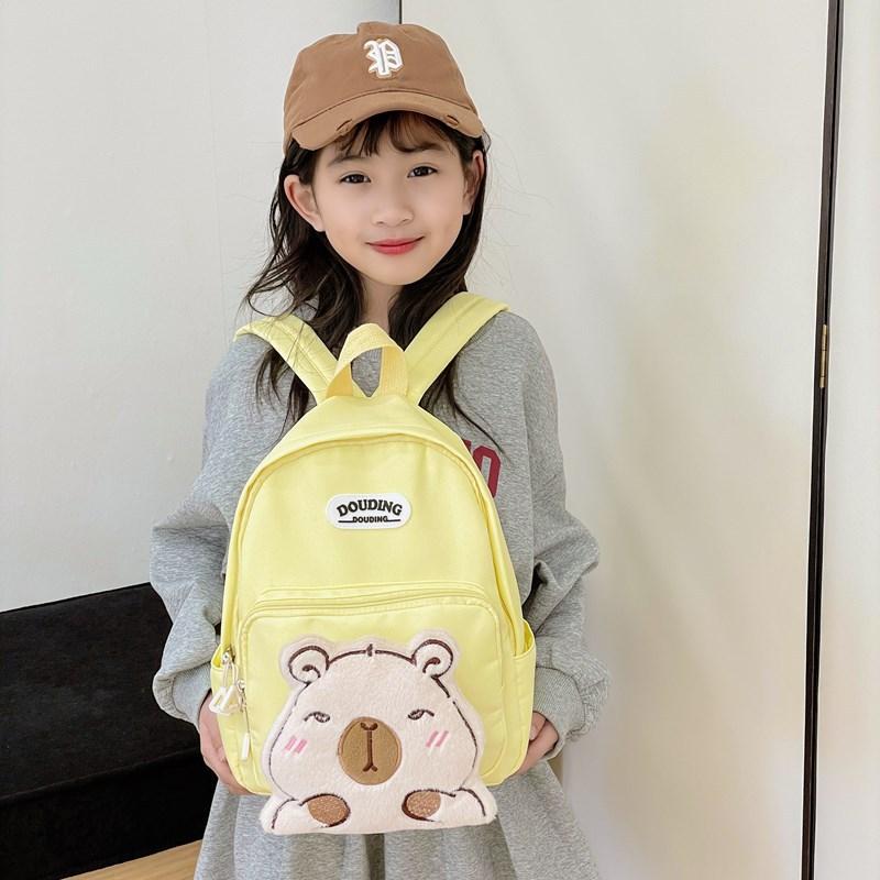 School Bag New Love Cartoon 3-6 Years Old Children's Bag Boys and Girls Preschool Light Spine Backpack