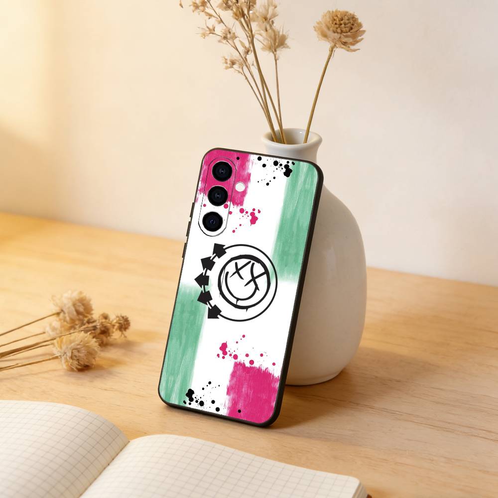 Punk B-Blink-182 Band Phone Case For Samsung Galaxy A73,A72,A71,A70,A53,A52,A51,Soft Silicone Black Cover