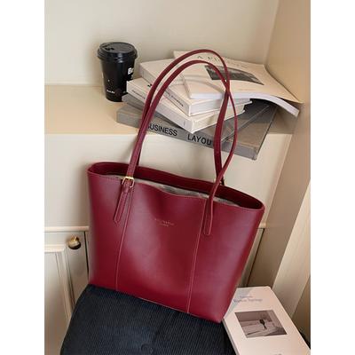 Premium Bag Women's 2025 New Popular Fashion Versatile Retro Shoulder Bag Large Capacity Commuter Tote Bag