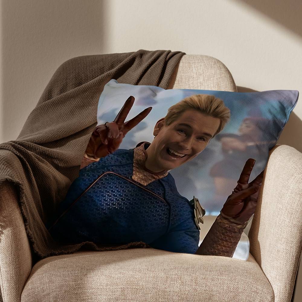 Billy Butcher Movie Homelander The Boys Pillow Case Pillow Case Living Room Sofa Cushion Cover Suitable For Home Bedroom Room
