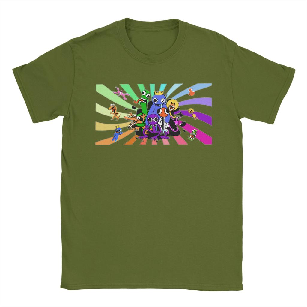 Garten of Banban Friends Characters TShirt Summer Cotton T Shirts For Unisexs Leisure Print Tee Shirt Short Sleeve Clothes