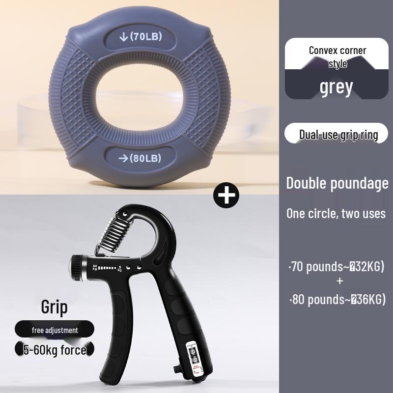 Silicone Grip Ring for Men, Women, and Kids - Hand, Arm, and Finger Strength Training/Rehabilitation Equipment
