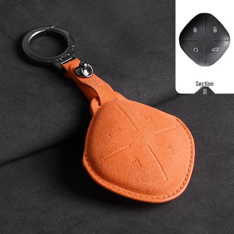 Jetour X70/X70Coupe/X90/X95 Premium Suede Key Case & Buckle
