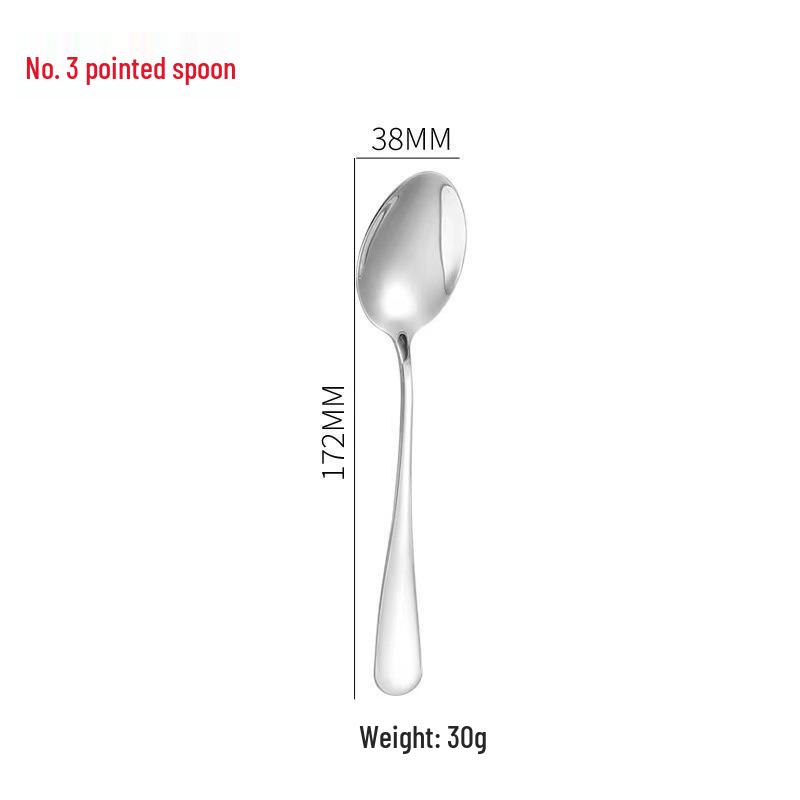 1010 Series 410 Stainless Steel Western Tableware Set – Serving Spoon & Cake Set for Restaurants & Hotels